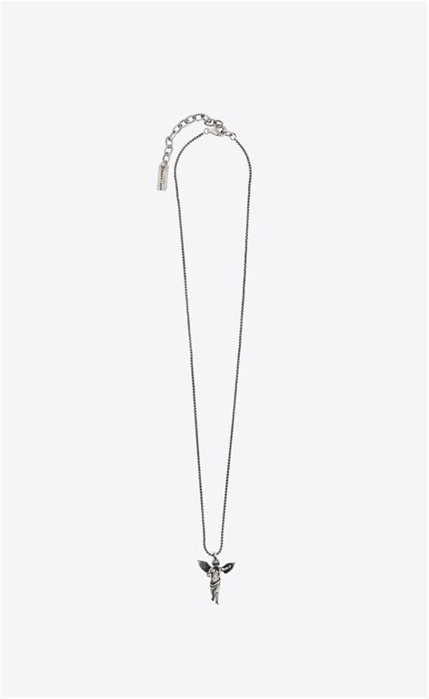 ysl angel necklace|YSL necklace men.